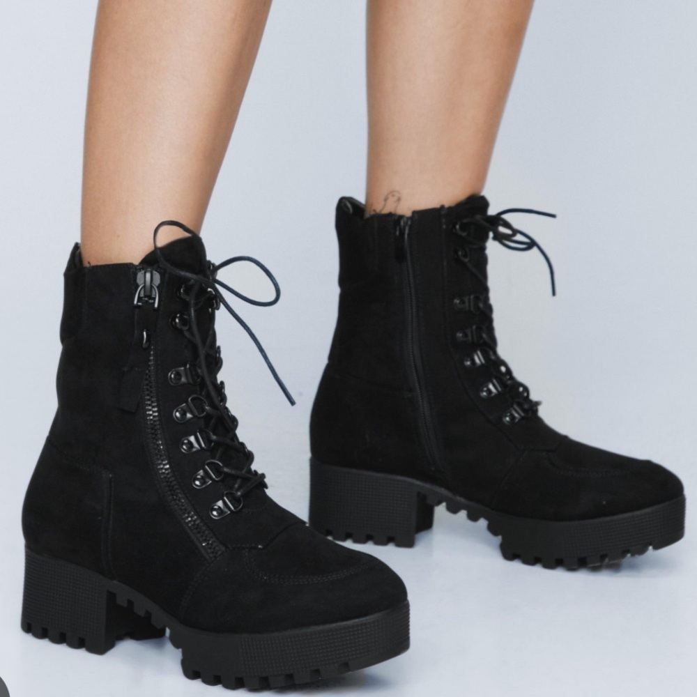 Nasty gal combat boots